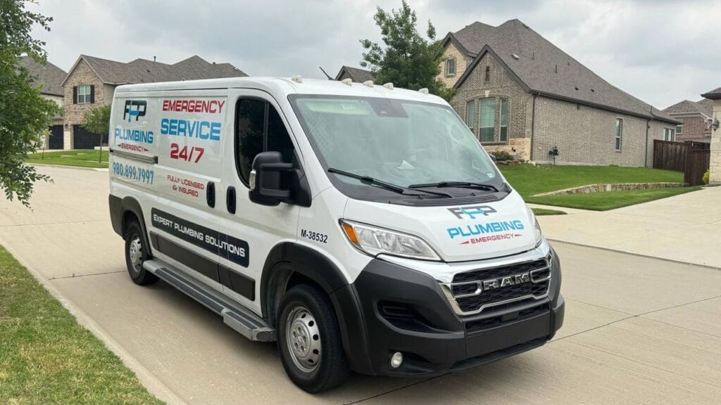 FPP Plumbing van in Frisco