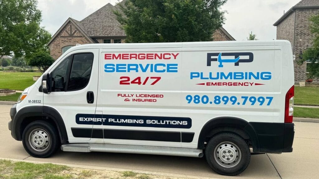 FPP Plumbing van in Plano TX