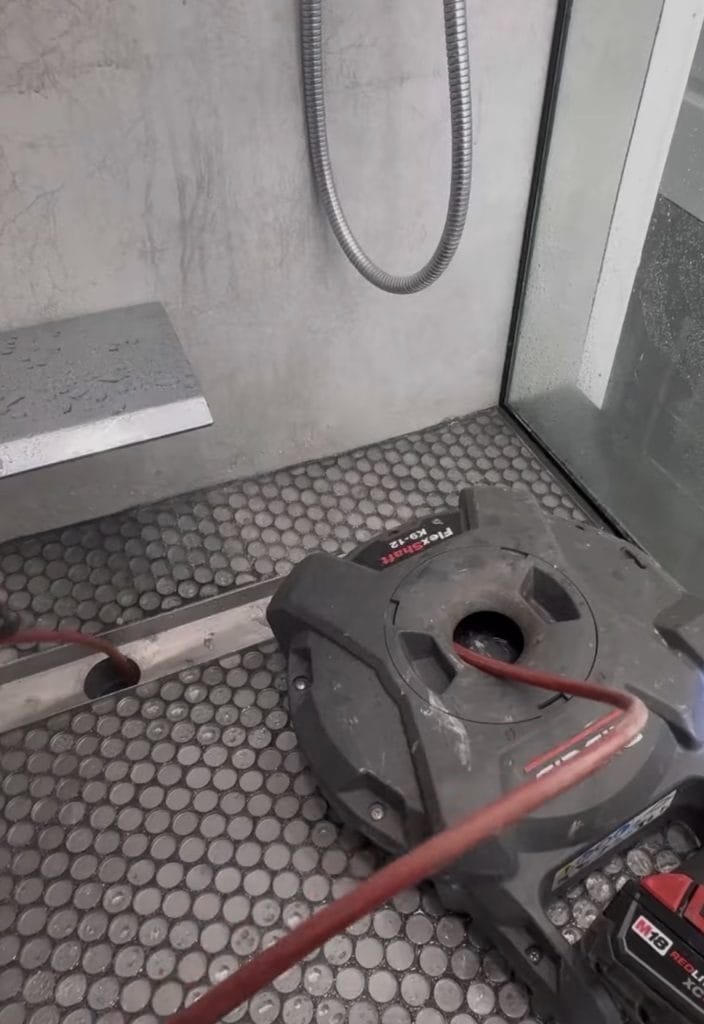 Clogged shower drain in Little Elm cleared with a professional chain snake