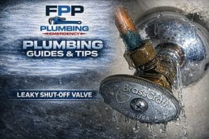 angle stop valve leaking under sink